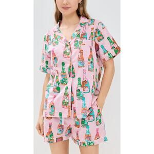 Printfresh Shorts PJ Set in Pop The Bubbly